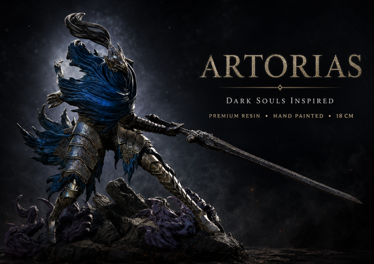 Figurine de collection Artorias (Dark Souls) en résine, peinte à la main, échelle 1:10