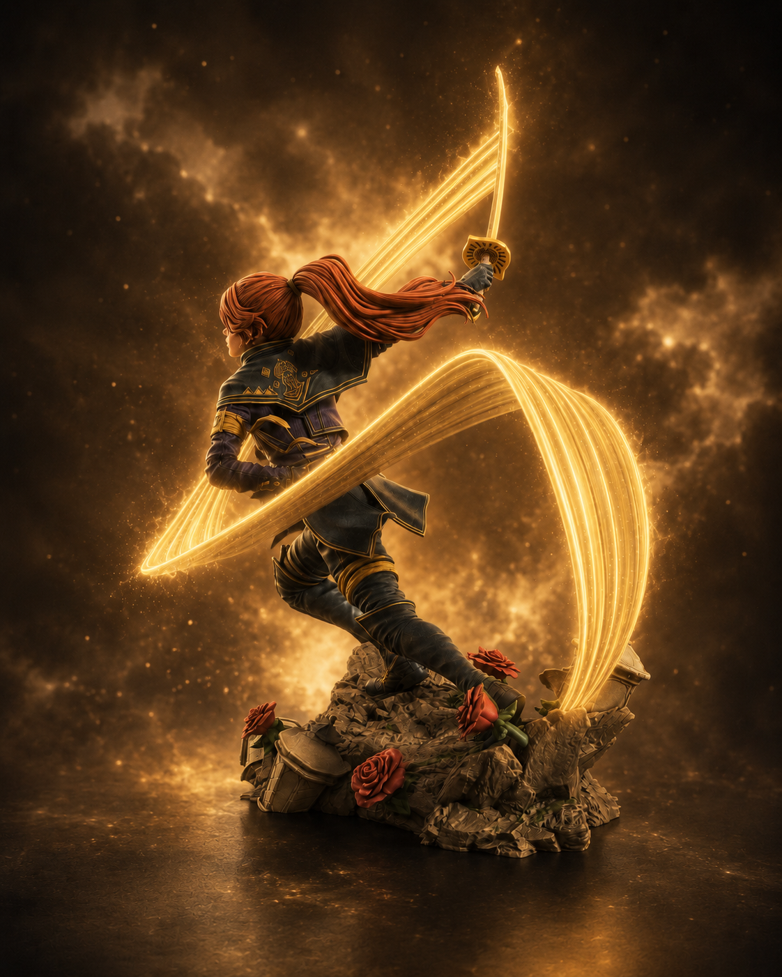 Maelle Clair Obscur Expedition 33 Inspired Resin Statue – Hand Painted 1:10 Scale Figure
