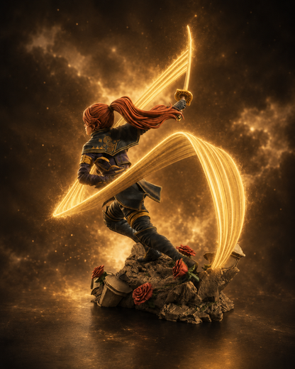 Maelle Clair Obscur Expedition 33 Inspired Resin Statue – Hand Painted 1:10 Scale Figure