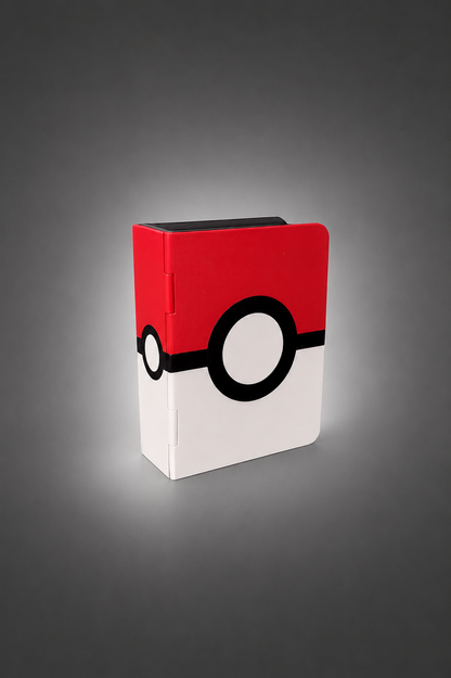 PokéBook Toploader Binder 3x4 Regular | Magnetic Closure Card Album | 6 or 12 Pages | Poké Ball, Master Ball & Team Rocket