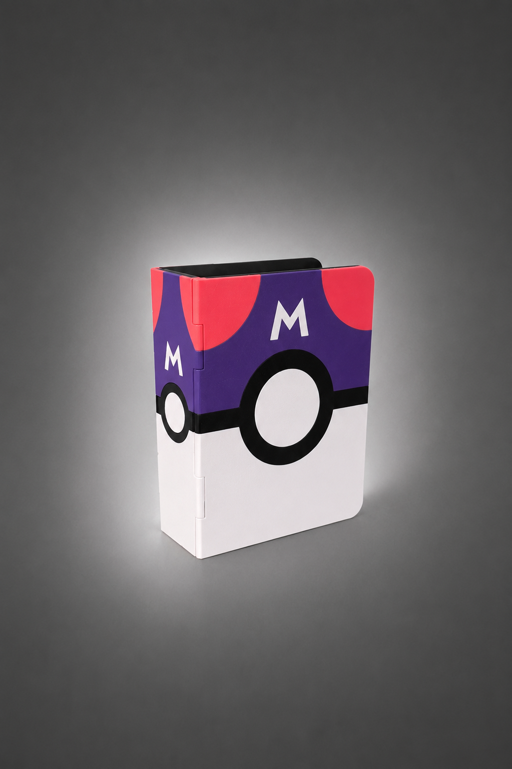 PokéBook Toploader Binder 3x4 Regular | Magnetic Closure Card Album | 6 or 12 Pages | Poké Ball, Master Ball & Team Rocket