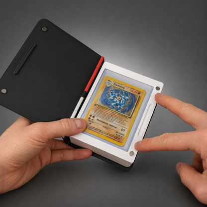 PokéBook Toploader Binder 3x4 Regular | Magnetic Closure Card Album | 6 or 12 Pages | Poké Ball, Master Ball & Team Rocket
