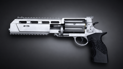 Resident Evil Requiem Revolver Prop Replica – 1:1 Scale Non-Functional Cosplay Display Piece – Hand Painted