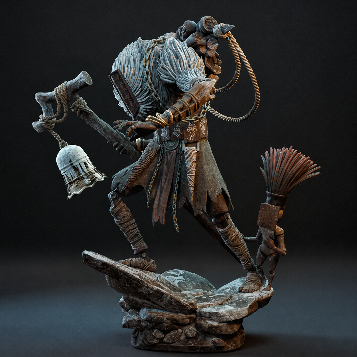 Monoco & Noco Clair Obscur Expedition 33 Resin Statue – Hand Painted 1:8 Scale Figure
