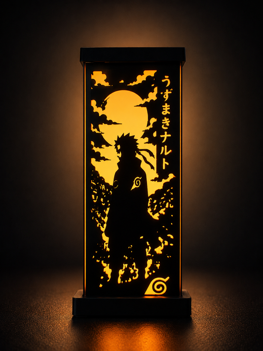 Animeverse RGB LED Shadow Lamp – 4-Sided Anime 3D Printed Lamp