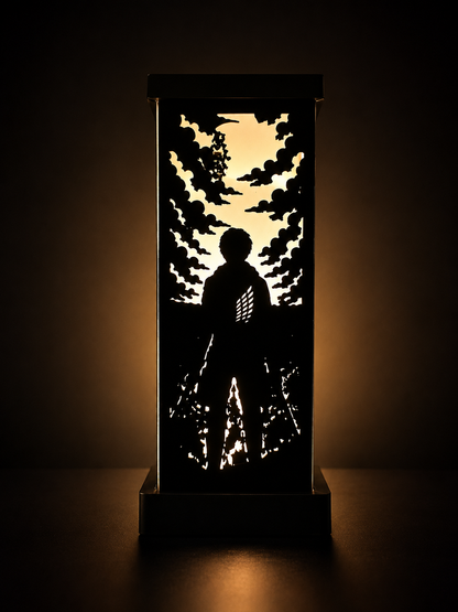 Animeverse RGB LED Shadow Lamp – 4-Sided Anime 3D Printed Lamp