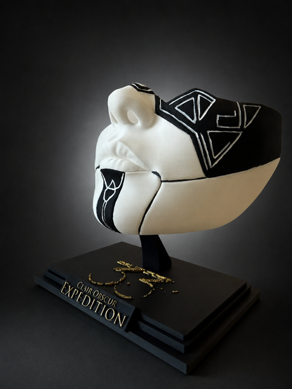 Alicia Mask Display – Clair Obscur Expedition 33 Inspired 3D Printed Hand Painted Collectible