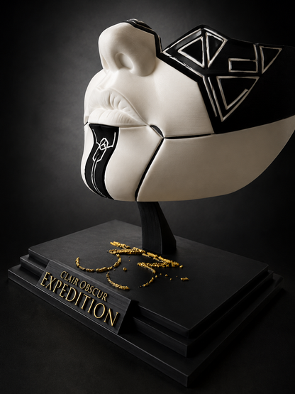 Alicia Mask Display – Clair Obscur Expedition 33 Inspired 3D Printed Hand Painted Collectible