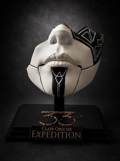Alicia Mask Display – Clair Obscur Expedition 33 Inspired 3D Printed Hand Painted Collectible