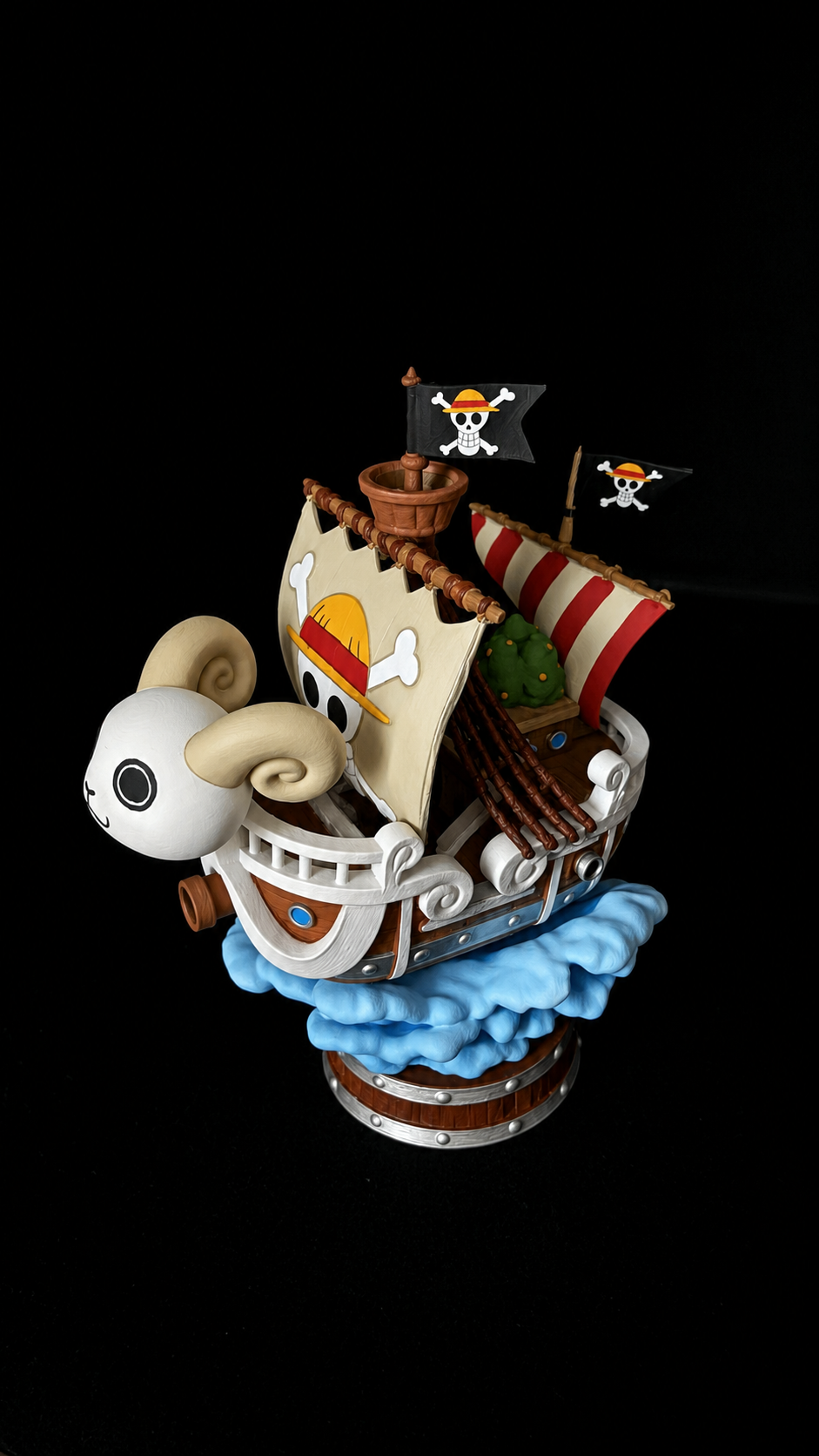 Going Merry Chibi Resin Statue – One Piece Inspired Hand Painted Collectible