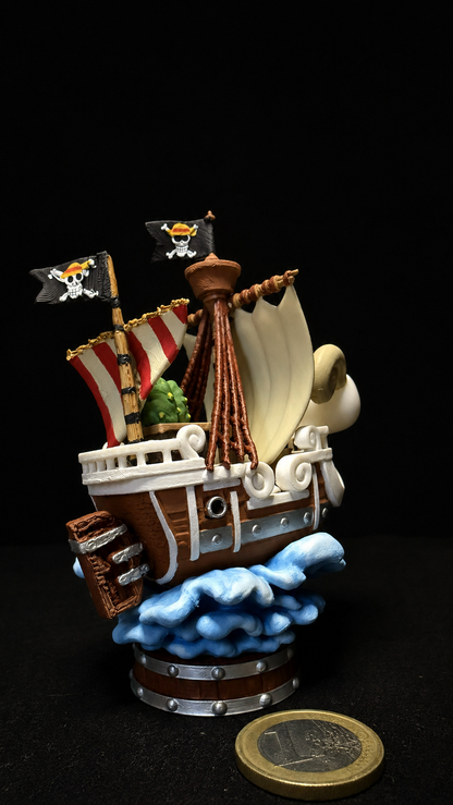 Going Merry Chibi Resin Statue – One Piece Inspired Hand Painted Collectible