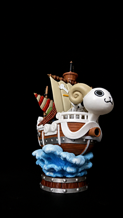 Going Merry Chibi Resin Statue – One Piece Inspired Hand Painted Collectible