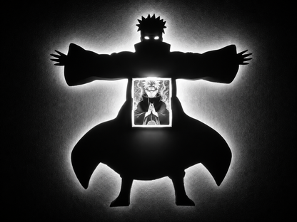 Pain Shadow Light Box LED Lamp | Naruto Anime Room Decor | 3D LED Night Light