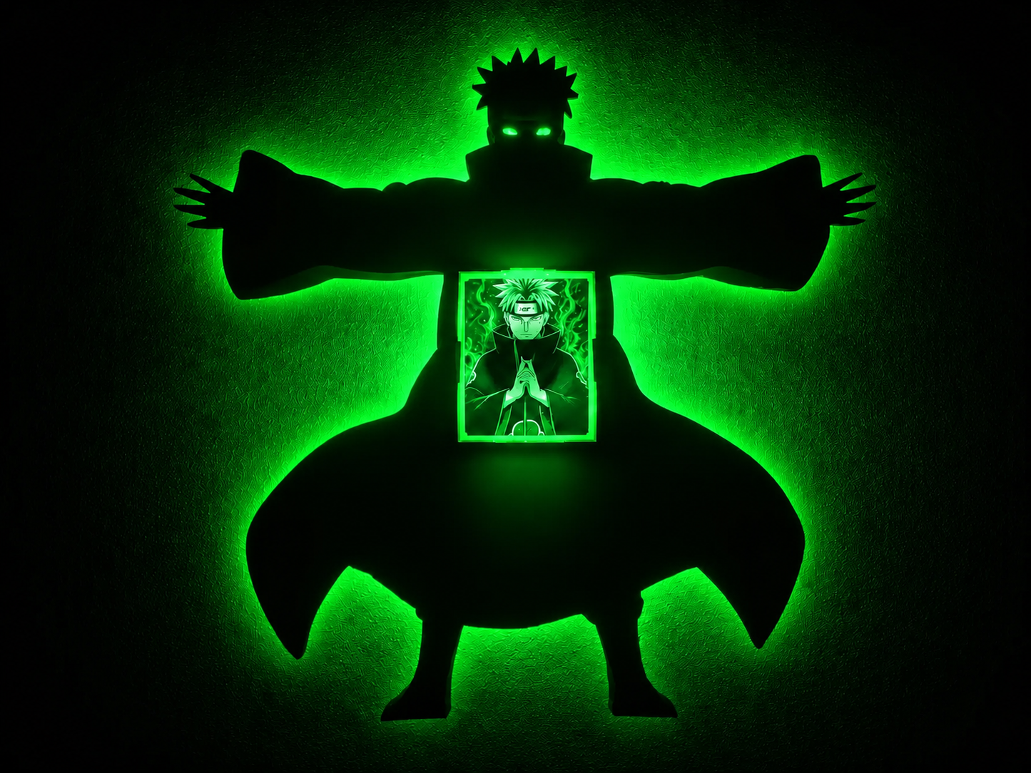 Pain Shadow Light Box LED Lamp | Naruto Anime Room Decor | 3D LED Night Light