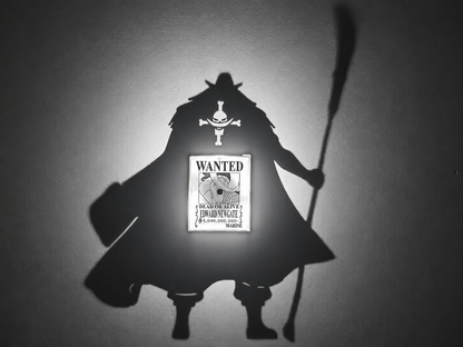 Whitebeard Shadow Light Box LED Lamp | One Piece Anime Room Decor