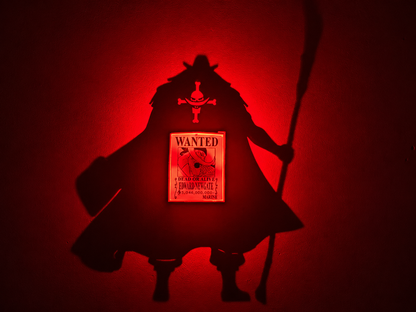 Whitebeard Shadow Light Box LED Lamp | One Piece Anime Room Decor