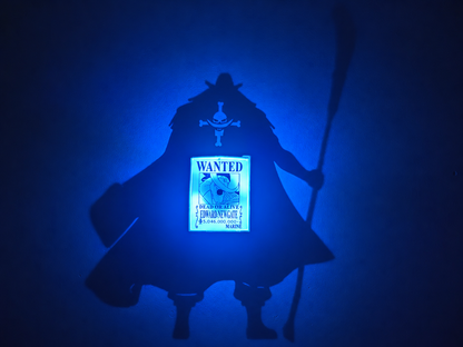 Whitebeard Shadow Light Box LED Lamp | One Piece Anime Room Decor
