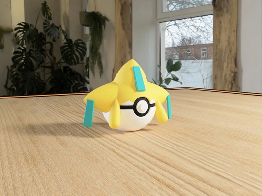 Jirachi Poké Ball Replica – Premium 3D Printed Pokémon Collectible