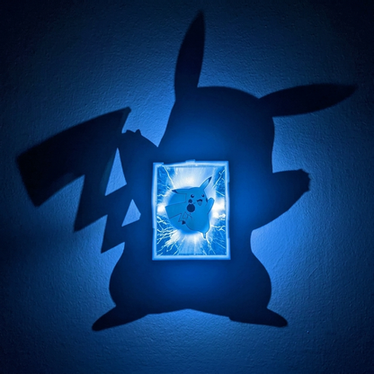 Pikachu Shadow Light Box LED Lamp | Pokémon Anime Room Decor