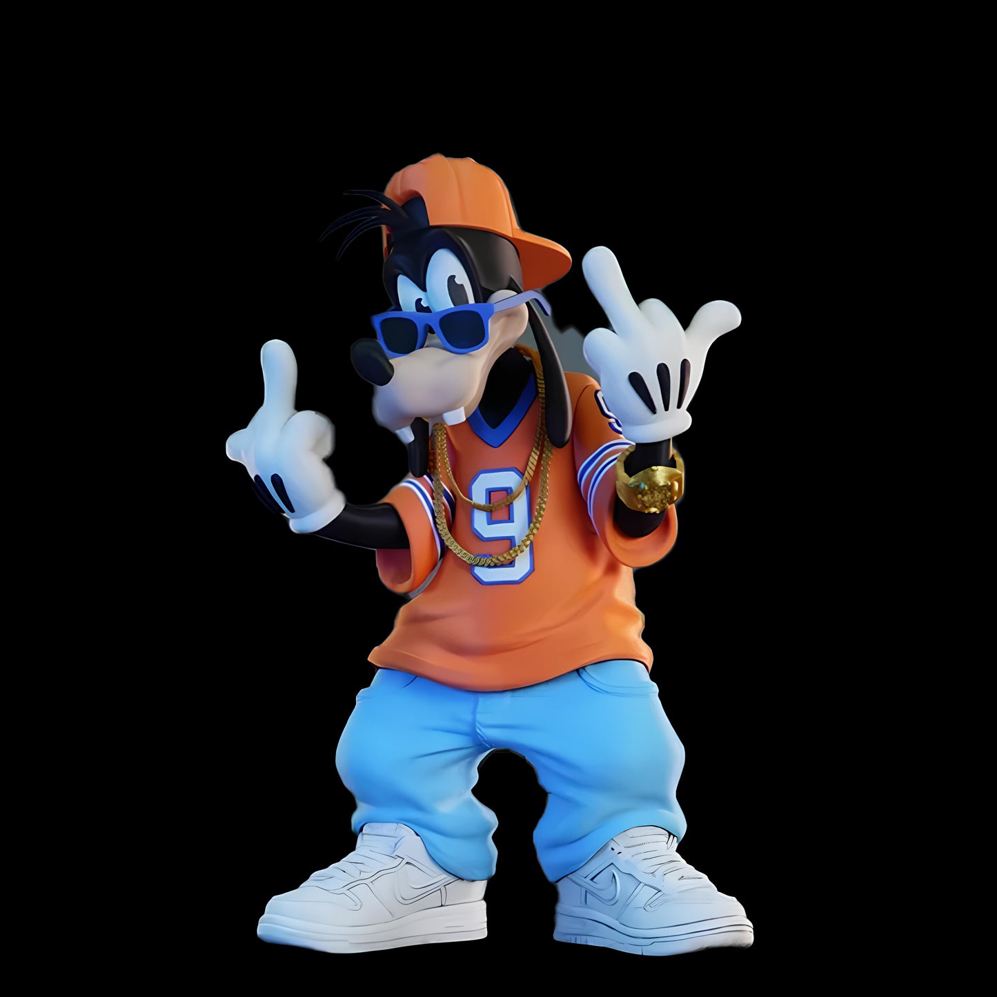 Urban Goofy-Inspired Figure – 50 cm Premium PLA 3D Printed Collectible
