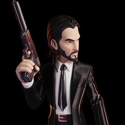 John Wick with Dog 3D Printed Statue | 45 cm Movie Inspired Collectible