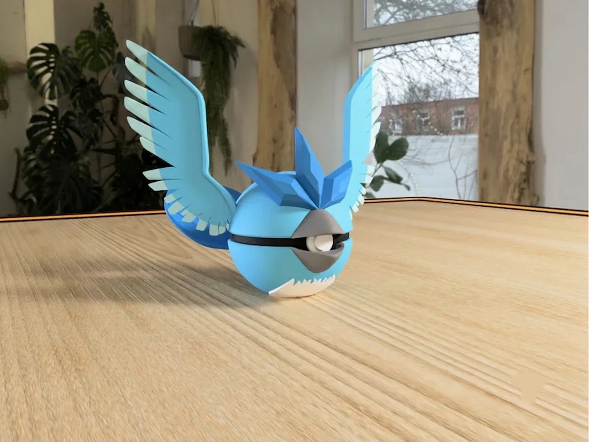 Articuno Poké Ball Replica – Premium 3D Printed Pokémon Collectible