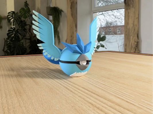 Articuno Poké Ball Replica – Premium 3D Printed Pokémon Collectible