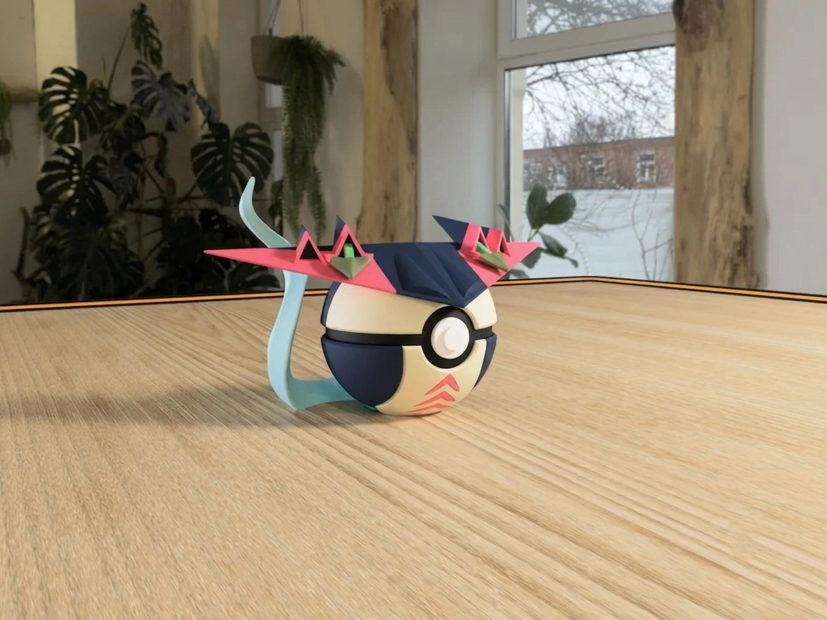 Dragapult Poké Ball Replica – Premium 3D Printed Pokémon Collectible