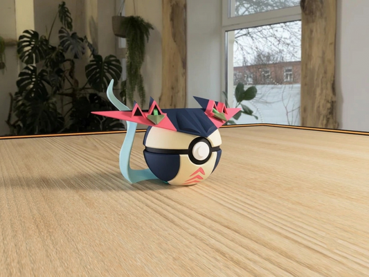 Dragapult Poké Ball Replica – Premium 3D Printed Pokémon Collectible