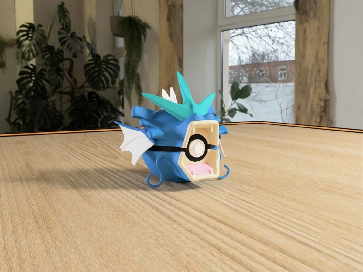 Gyarados Poké Ball Replica – Premium 3D Printed Pokémon Collectible