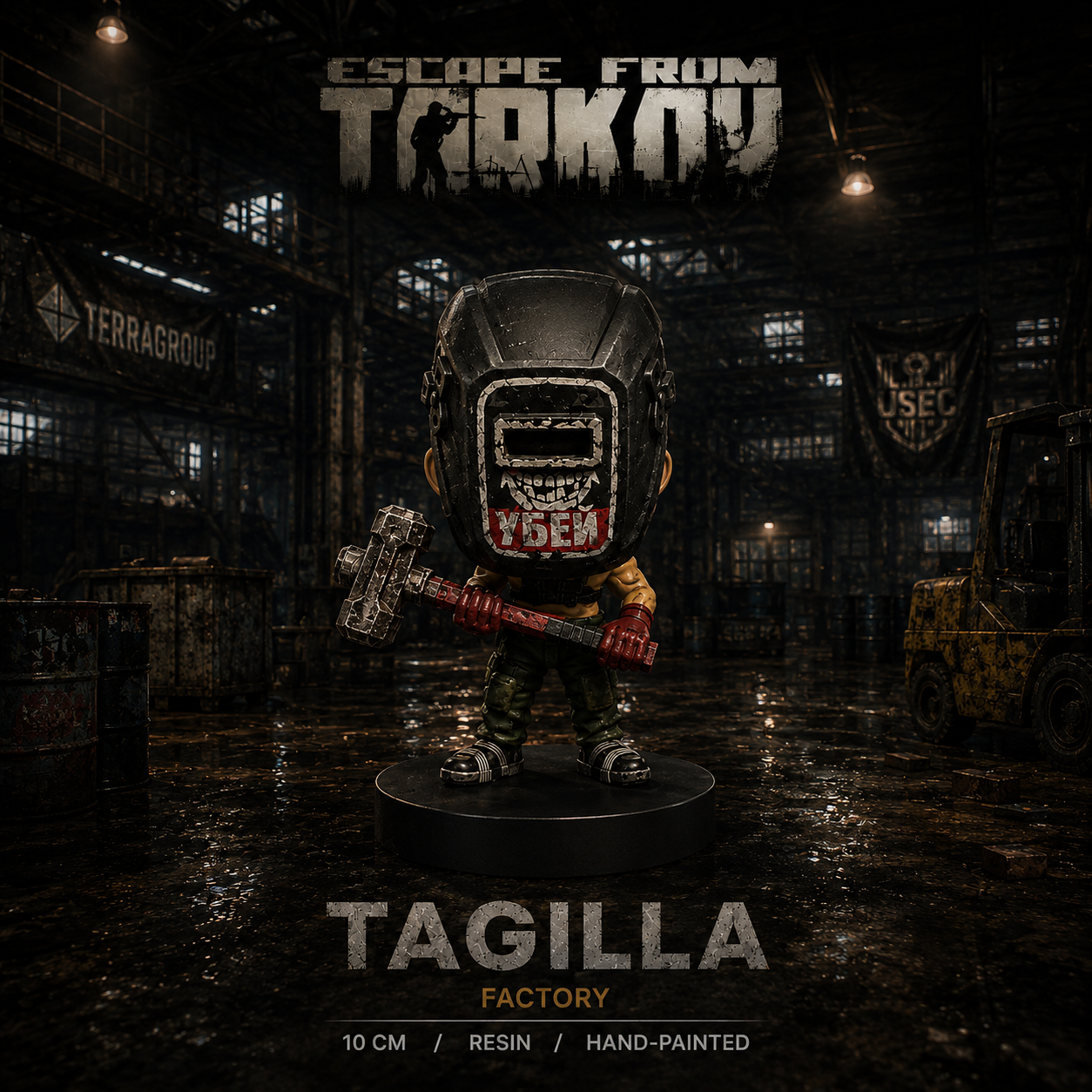 Tagilla Escape From Tarkov Resin Figure – Hand Painted Collectible Statue