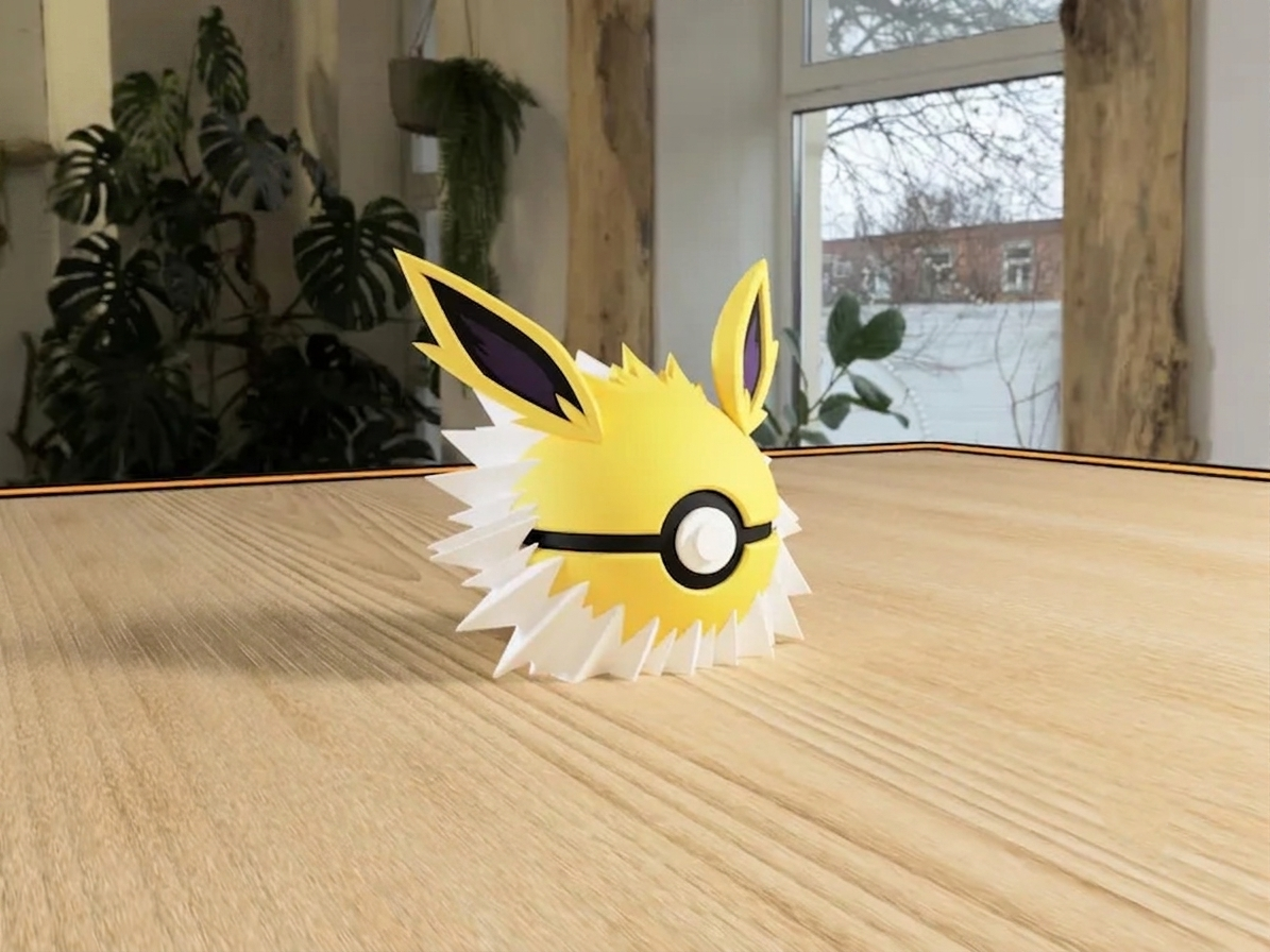 Jolteon Poké Ball Replica – Premium 3D Printed Pokémon Collectible