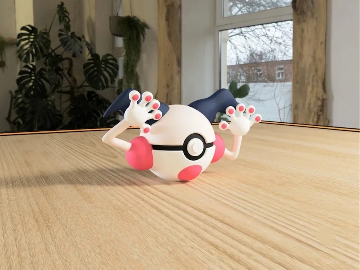 Mr. Mime Poké Ball Replica – Premium 3D Printed Pokémon Collectible