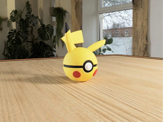 Pikachu Poké Ball Replica – Premium 3D Printed Pokémon Collectible
