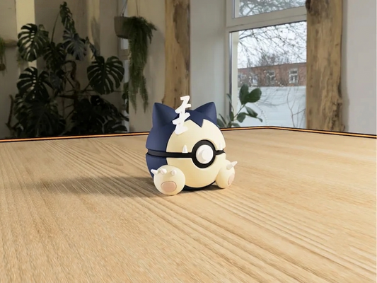 Snorlax Poké Ball Replica – Premium 3D Printed Pokémon Collectible