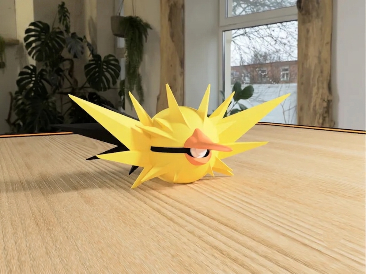 Zapdos Poké Ball Replica – Premium 3D Printed Pokémon Collectible